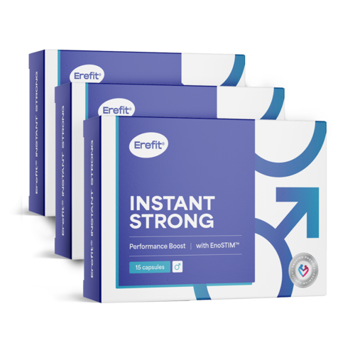 3x INSTANT STRONG – Performance Boost, complejo para hombres, en total 45 cápsulas