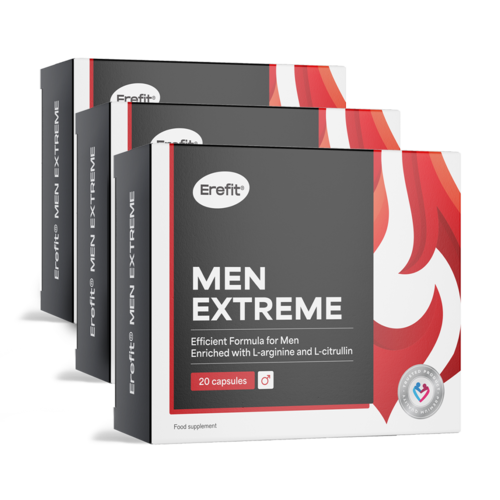 3x Men Extreme – complejo para hombres, en total 60 cápsulas