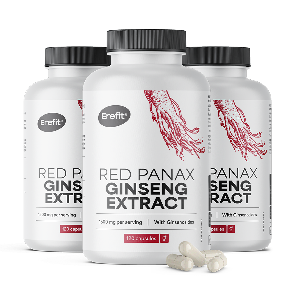 Ginseng rojo Panax.