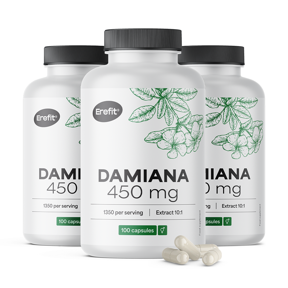 Damiana 450 mg - extracto 10:1.