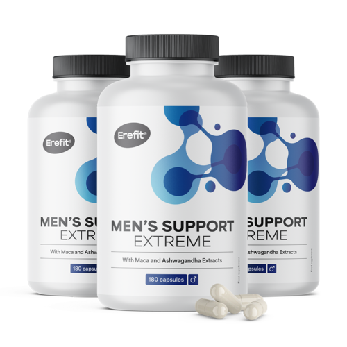 3x Men's Support Extreme – apoyo para hombres, en total 540 cápsulas