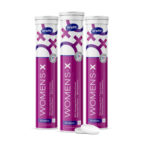 3x Womens-X - comprimidos efervescentes para mujeres, en total 60 comprimidos efervescentes